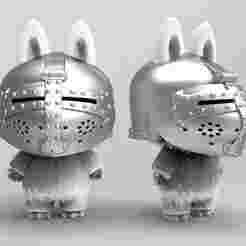 LABUBU MEDIEVAL HELMET V1
