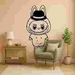 Labubu10 - Wall Art Onecolor