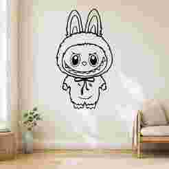 Labubu11 - Wall Art Onecolor