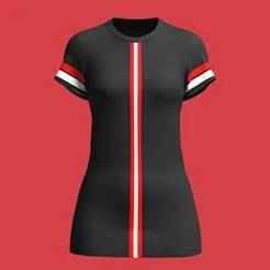 Ladies Black Top  | Marvelous / Clo3d / obj / fbx