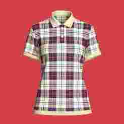 Ladies Striped Polo  | Marvelous / Clo3d / obj / fbx