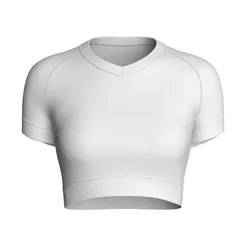 Ladies V-Neck Crop Tops | Marvelous / Clo3d / obj / fbx