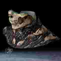 Lady Death Mask 3D Printer STL File