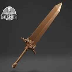Large Sword of Moonlight Demon's Souls  Life Size Prop STL