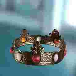 LEAF Crown Helmet KING FURNITURE CLOTHING MASK MEN HAT WOMEN DRESS ACCESSORIES MEDIEVAL CASTLE