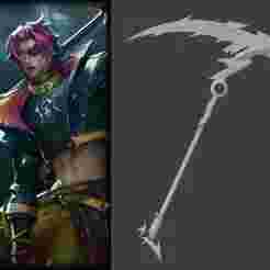 League of Legends - HEARTSTEEL Kayn Weapon - Cosplay Prop - STL 3D Print Files