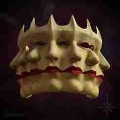 League of Legends inspired mask, Noxus ball mask