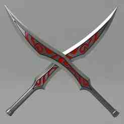 League of Legends Katarina Prestige Masque of the Black Rose Skin Twin Blades. TV series, video game, props, cosplay