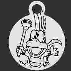 Lemmy Koopa Keyring