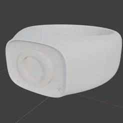 Letter "O" Signet Ring