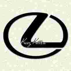 Lexus Auto Logo Car Symbol Wall Art Home Decor