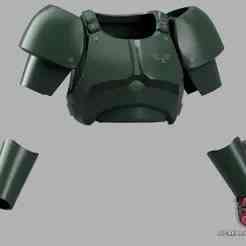 Lieutenant Mira Imperial Guardsman Shock Trooper Armor Cosplay Replica Space Marine 1 1:1