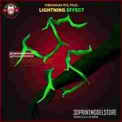 Lightning Effect - Dark Deku Armour - My Hero Academia Cosplay STL