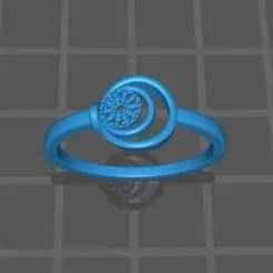 Lightweight women ring 3D Model - No.8