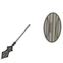Limbus Company - Ishmael's mace and shield
