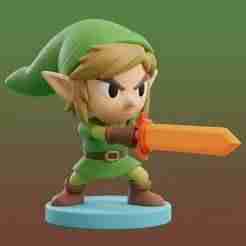 Link The legend of Zelda - 3D figure Infinity/Disney style (100 mm)