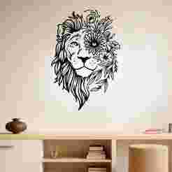 Lion Flower - Wall Art Onecolor