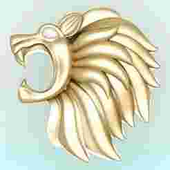 Lion for jewelry - Lion for ring - Lion for pendant - N634