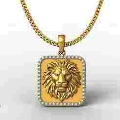 lion pendant charms