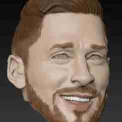 Lionel Messi Cabezón, Messi Helmet, Messi Head, Messi Mask, Lionel Messi 3D Print