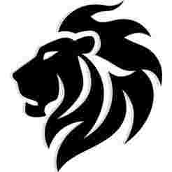 lion's head with a mane made of flames 3 - 2D/3D Wall Art STL+SVG For CNC Router, Plasma, Waterjet, Laser & 3D Printer