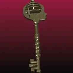 locke and key Head key Necklace giftidea special netflix