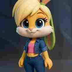 Loonatics Lexi bunny chibi