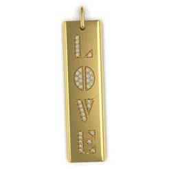Love Engraving Pendant