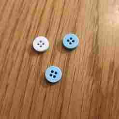 Lovely Simple Button - 11mm dia 3 mm thickness