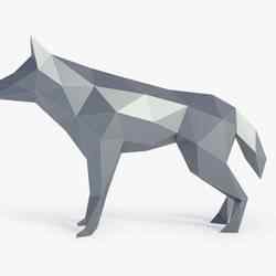 Low-Poly Wolf