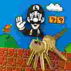 LUIGI- SUPER MARIO keychain