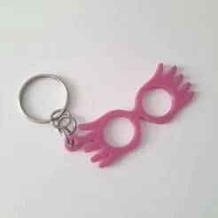 Luna Lovegood glasses keychain