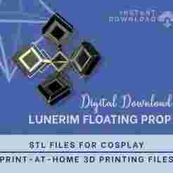 LUNE Lunerim Floating Prop STL FILES [Expedition 33] | Cosplay Prop Kit | 3D Print Files | Instant Download