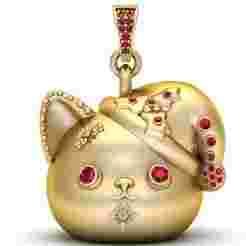 Luxury Cat Pendant  3D printable model
