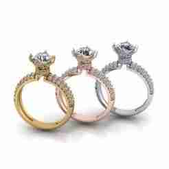luxury jewelry engagement ring