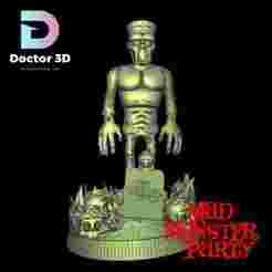 mad monster party-Frankenstein's monster -diorama