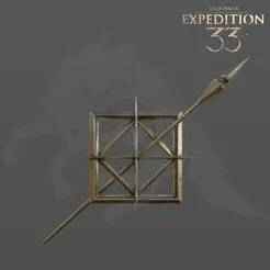 Maelle Brooch accessory from Clair Obscur: Expedition 33 for cosplay 3d model stl