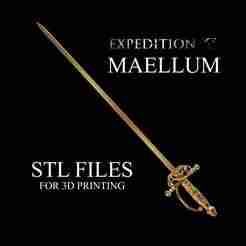 Maellum Clairobscur Expedition 33, Maelle starter Weapon, High detail!