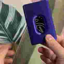 Magic business card holder
