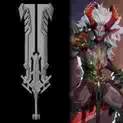 Magik - Demon ver. Sword - Marvel Rivals - Cosplay Prop