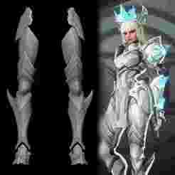 Magik - Legs Armor - Eldritch Skin - Marvel Rivals Cosplay Prop