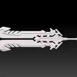 Magik DArkCHild Sword for cosplay MArvel RIvals.