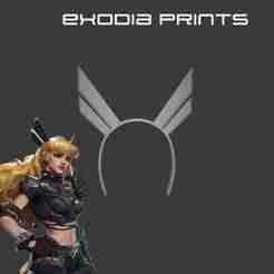Magik Headpiece - 3D Printable Diadem Inspired by Marvel Rivals