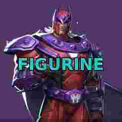 Magneto Erik Magnus Lehnsher SIr Ian McKellen Master Of Magnus COstume Marvel Rivals Clothed Custom Figurine