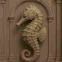 Majestic Seahorse Sculpture