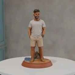 man on the beach