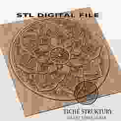 Mandala – Ornamental Floral – 3D STL Model