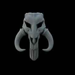 Mandalorian Mythosaur Skull