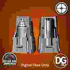Mandalorian Nomad Gauntlet STL from SWTOR - Digital STL File Only