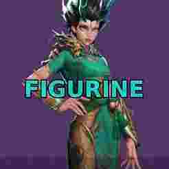 Mantis Jade Maiden Costume Marvel Rivals Clothed Figurine for 3d printing, GIft